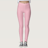 Gebouwd voor zwarte roze Leggings (Voorkant)