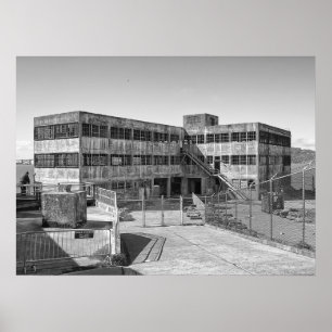 GEBOUWDE ALCATRAZ MODELINDUSTRIEËN POSTER