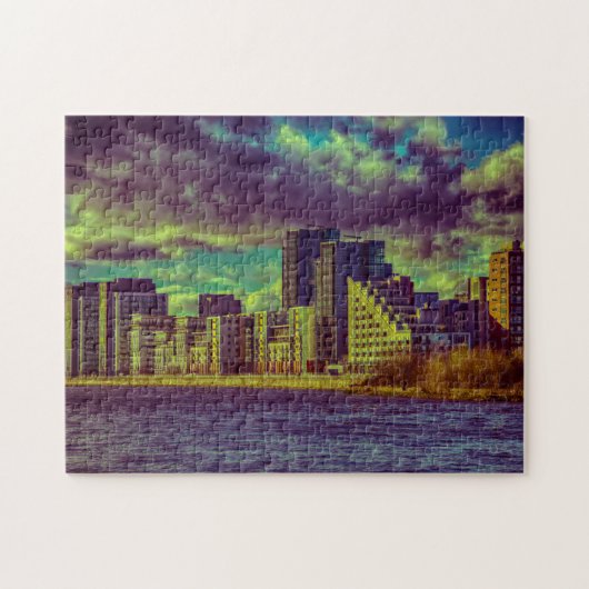 Gebouwen aan de Clyde Glasgow Legpuzzel (Horizontaal)