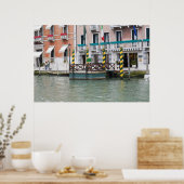 Gebouwen aan de voorzijde van de waterweg in Venet Poster (Keuken)