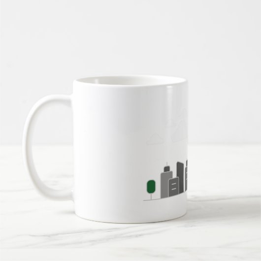 gebouwen architectuur stad koffiemok (Links)