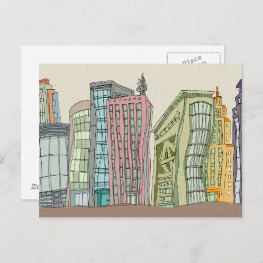 Gebouwen Briefkaart (Voorkant / Achterkant)