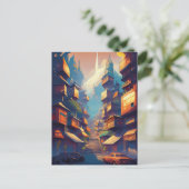 Gebouwen Briefkaart (Staand voorkant)