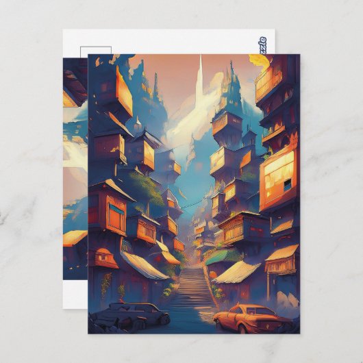 Gebouwen Briefkaart (Voorkant / Achterkant)