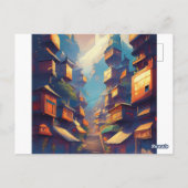 Gebouwen Briefkaart (Achterkant)