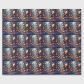 Gebouwen Cadeaupapier (Vlak)