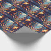 Gebouwen Cadeaupapier (Hoek)