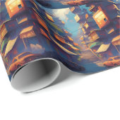 Gebouwen Cadeaupapier (Rol Hoek)