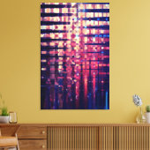 Gebouwen Canvas Afdruk (Insitu (Woonkamer))