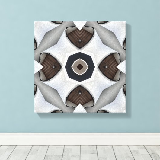 Gebouwen Canvas Art Decor (Insitu (Houten vloer))