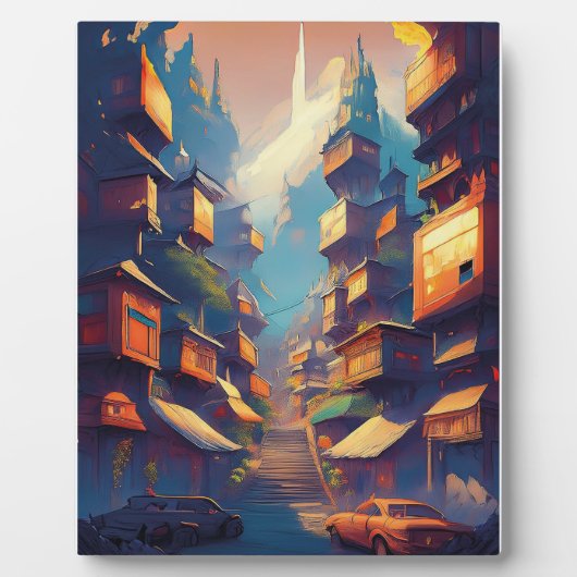 Gebouwen Fotoplaat (Voorkant)