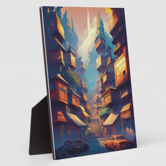 Gebouwen Fotoplaat (Zijkant)