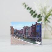 Gebouwen in Burano, Venetië Briefkaart (Staand voorkant)