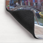 Gebouwen in Burano, Venetië Muismat (Hoek)