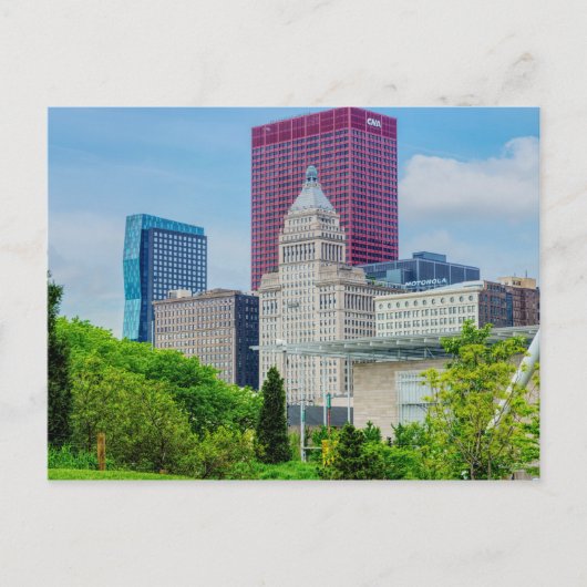 Gebouwen in Chicago Briefkaart (Voorkant)