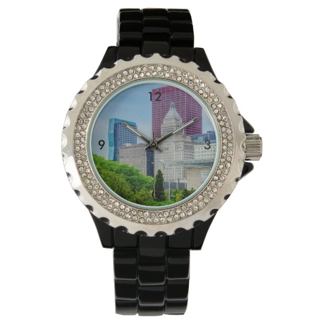 Gebouwen in Chicago Horloge (Voorkant)