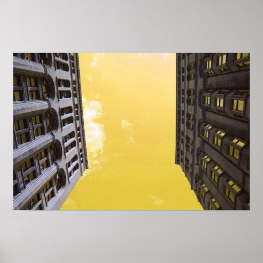 gebouwen in chicago poster (Voorkant)