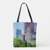 Gebouwen in Chicago Tote Bag (Achterkant)