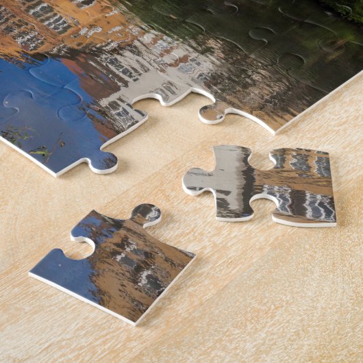Gebouwen in de rivier | Duitsland Legpuzzel (Zijkant)