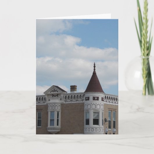 Gebouwen in het centrum kaart (Voorkant)