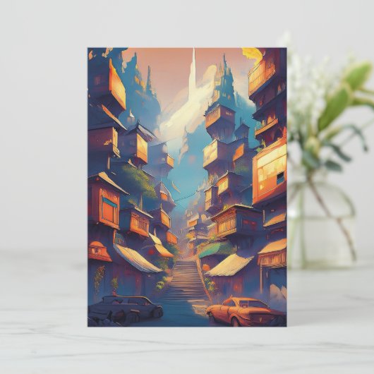 Gebouwen Kaart (Staand voorkant)