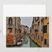 Gebouwen langs de kanalen van Venetië Bedankkaart (Voorkant / Achterkant)