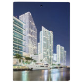Gebouwen langs de rivier de Miami Klembord (Achterkant)