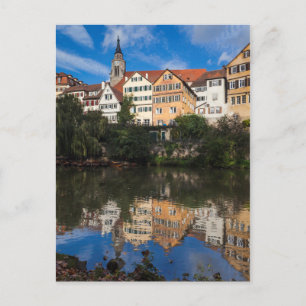 Gebouwen langs de rivier   Duitsland Briefkaart