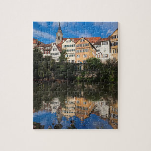 Gebouwen langs de rivier   Duitsland Legpuzzel