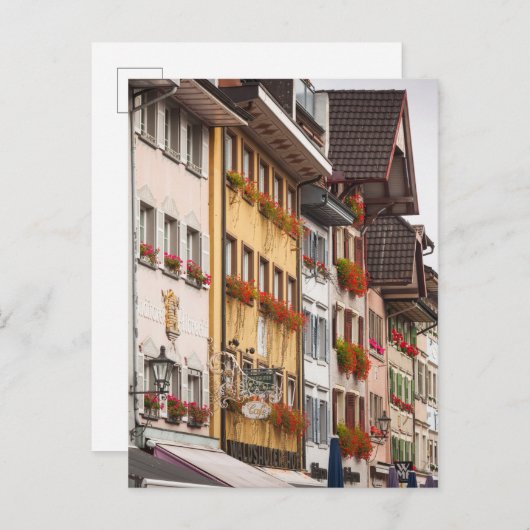 Gebouwen langs Kaiserstrasse Briefkaart (Voorkant / Achterkant)