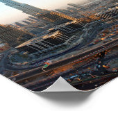 Gebouwen langs Sheikh Zayed Road, Dubai 2 Poster (Hoek)
