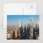 Gebouwen langs Sheikh Zayed Road, Dubai Briefkaart (Voorkant / Achterkant)