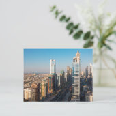 Gebouwen langs Sheikh Zayed Road, Dubai Briefkaart (Staand voorkant)