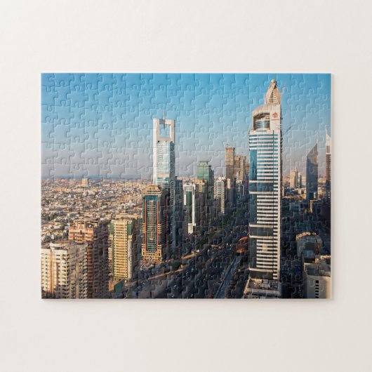 Gebouwen langs Sheikh Zayed Road, Dubai Legpuzzel (Horizontaal)