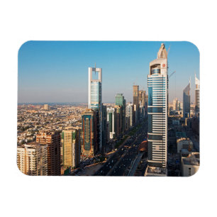 Gebouwen langs Sheikh Zayed Road, Dubai Magneet