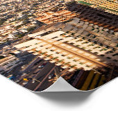 Gebouwen langs Sheikh Zayed Road, Dubai Poster (Hoek)