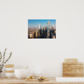 Gebouwen langs Sheikh Zayed Road, Dubai Poster (Keuken)