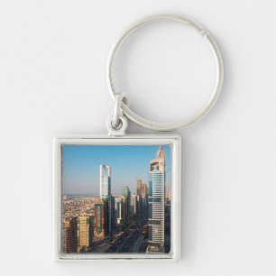 Gebouwen langs Sheikh Zayed Road, Dubai Sleutelhanger