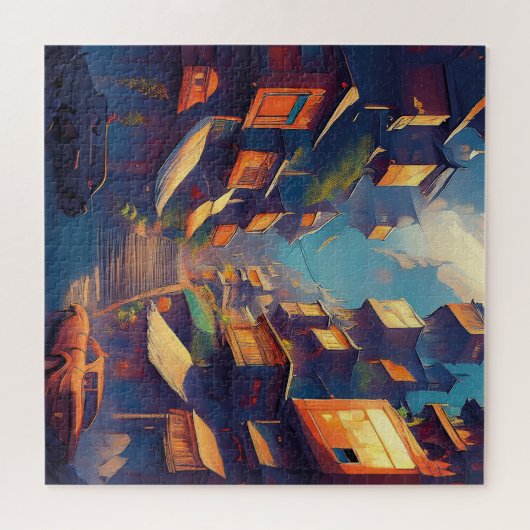 Gebouwen Legpuzzel (Horizontaal)