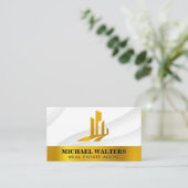 Gebouwen met Gold High Riser | Lux Real Estate Visitekaartje (Staand voorkant)