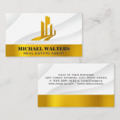 Gebouwen met Gold High Riser | Lux Real Estate Visitekaartje (Voorkant / Achterkant)