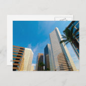 gebouwen met hoge stadsopstand in Houston, Texas; Briefkaart (Voorkant / Achterkant)