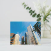 gebouwen met hoge stadsopstand in Houston, Texas; Briefkaart (Staand voorkant)