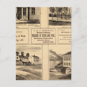 Gebouwen, Oliedag, Franklin, Tarr Boerderij Briefkaart