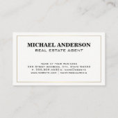 Gebouwen onroerend goed | Achtergrond Lijst draad Visitekaartje (Achterkant)