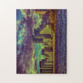 Gebouwen op de Clyde Glasgow Legpuzzel (Verticaal)