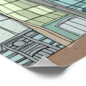 Gebouwen Poster (Hoek)