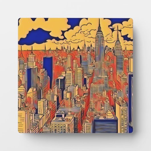 Gebouwen Stadskunst Fotoplaat (Voorkant)