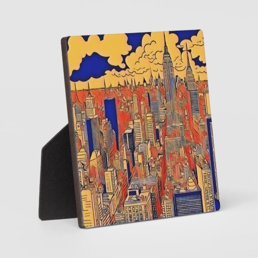 Gebouwen Stadskunst Fotoplaat (Voorkant)