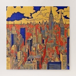 Gebouwen Stadskunst Legpuzzel